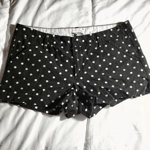 Forever 21 Navy Polka Dot Shorts Size 8
